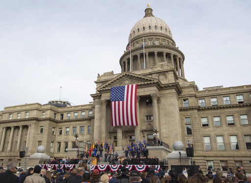 Inauguration ceremony held for top Idaho elected officials